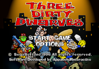 Three Dirty Dwarves Title Screen